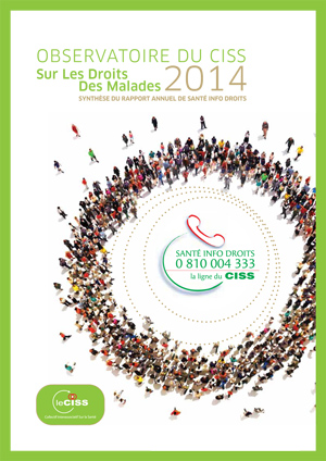 Observatoire sur les droits des malades, rapport 2014 de Santé Info Droits